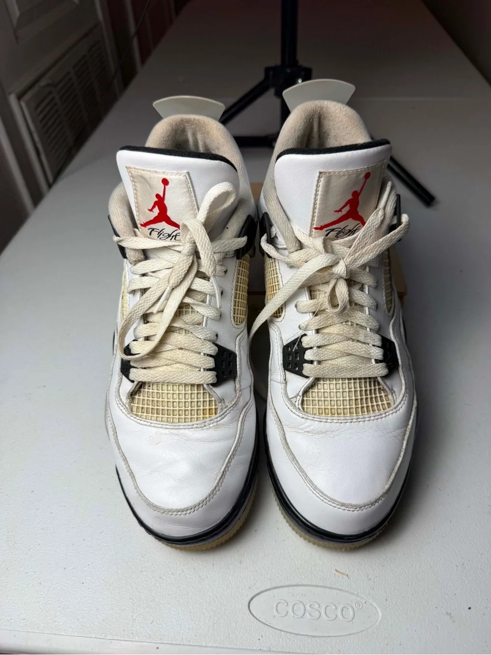 Nike Air Jordan 4 Retro Golf White Cement Mens Multi Size 11.5 CU9981-100